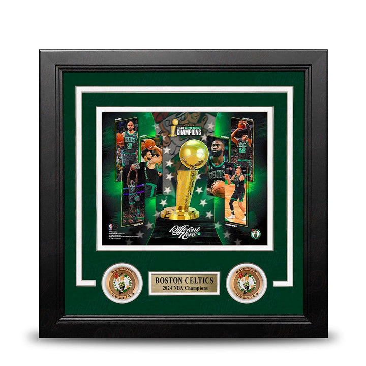 Dynasty Sports & Framing Framed Basketball Photos Boston Celtics 2024 NBA Champions 8" x 10" Framed Basketball Collage Photo
