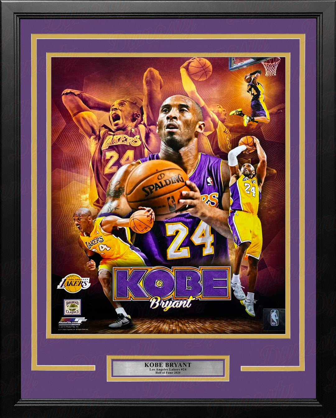 Dynasty Sports & Framing Framed Basketball Photos Kobe Bryant Los Angeles Lakers 11" x 14" Framed Basketball Collage Photo