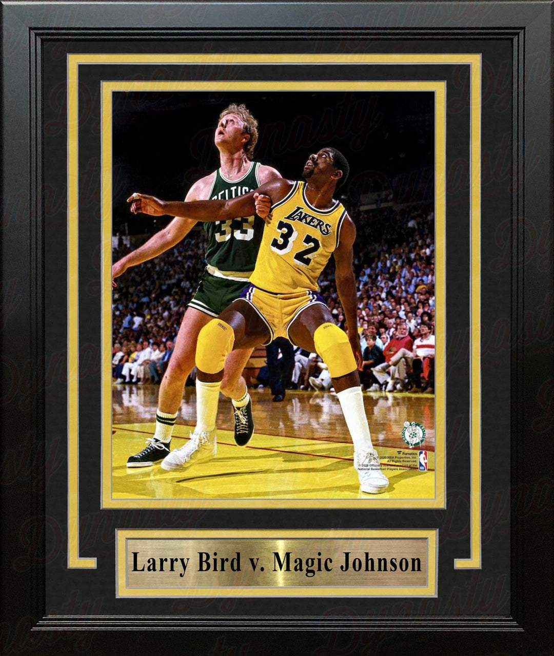 Dynasty Sports & Framing Framed Basketball Photos Larry Bird v. Magic Johnson 8" x 10" Framed Basketball Photo