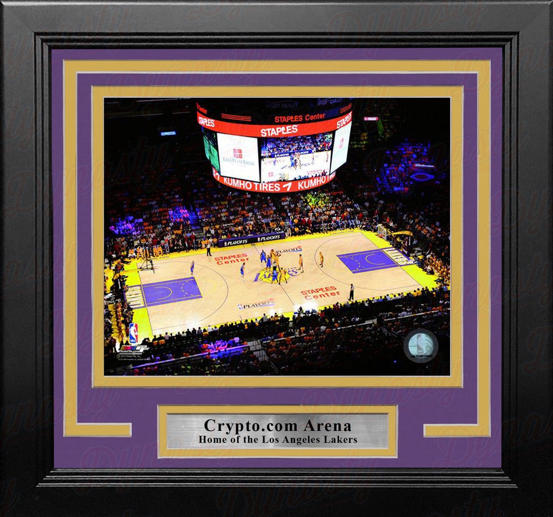 Dynasty Sports & Framing Framed Basketball Photos Los Angeles Lakers Staples Center 8" x 10" Framed Basketball Stadium Photo