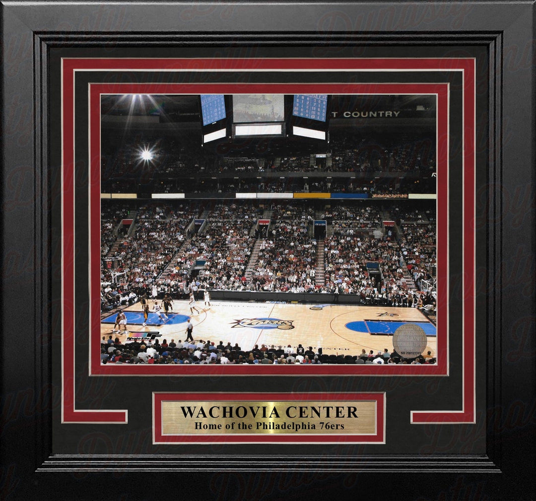 Dynasty Sports & Framing Framed Basketball Photos Philadelphia 76ers Wachovia Center 8" x 10" Framed Basketball Arena Photo