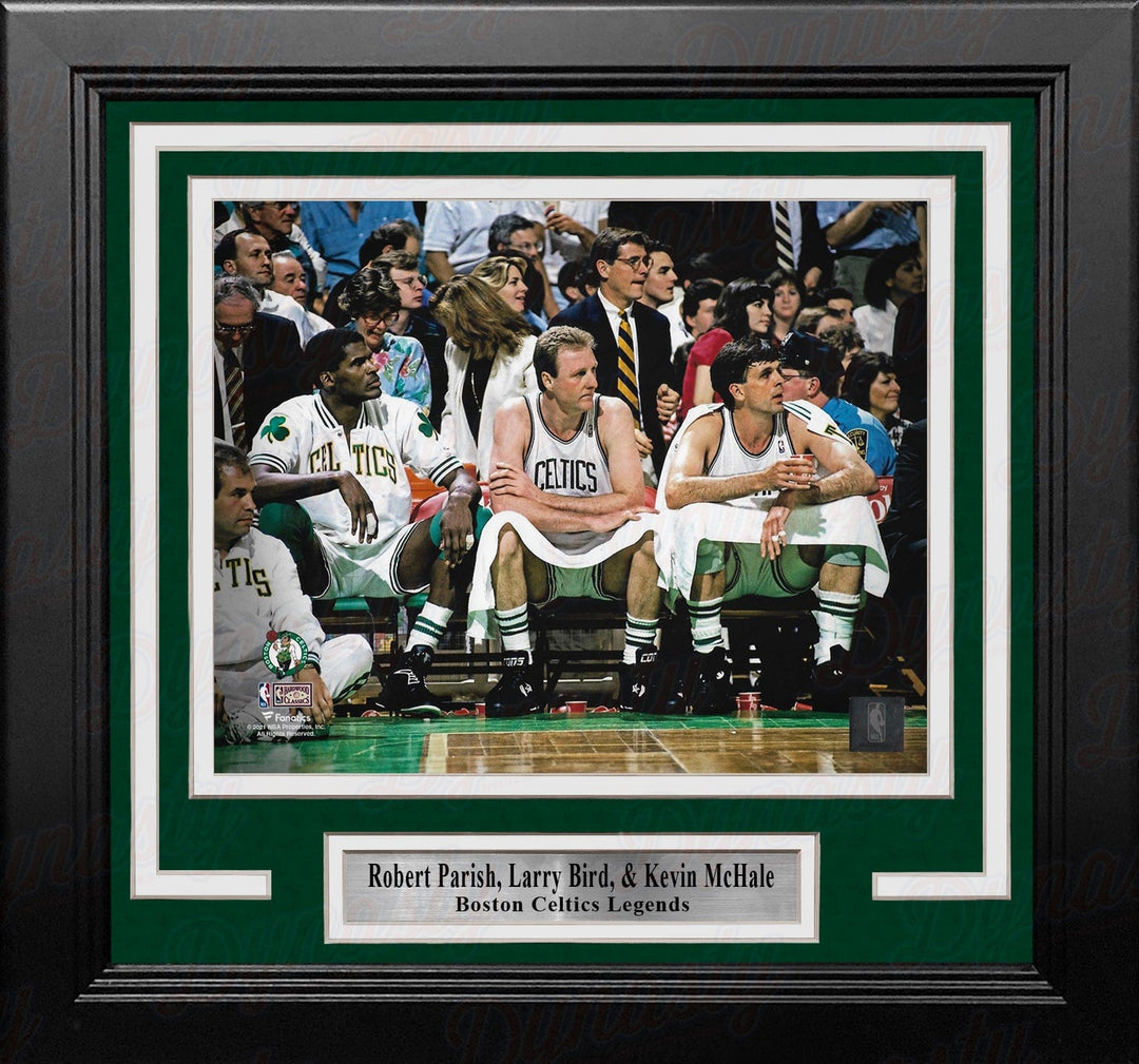 Dynasty Sports & Framing Framed Basketball Photos Robert Parish, Larry Bird, & Kevin McHale Boston Celtics 8" x 10" Framed Basketball Photo