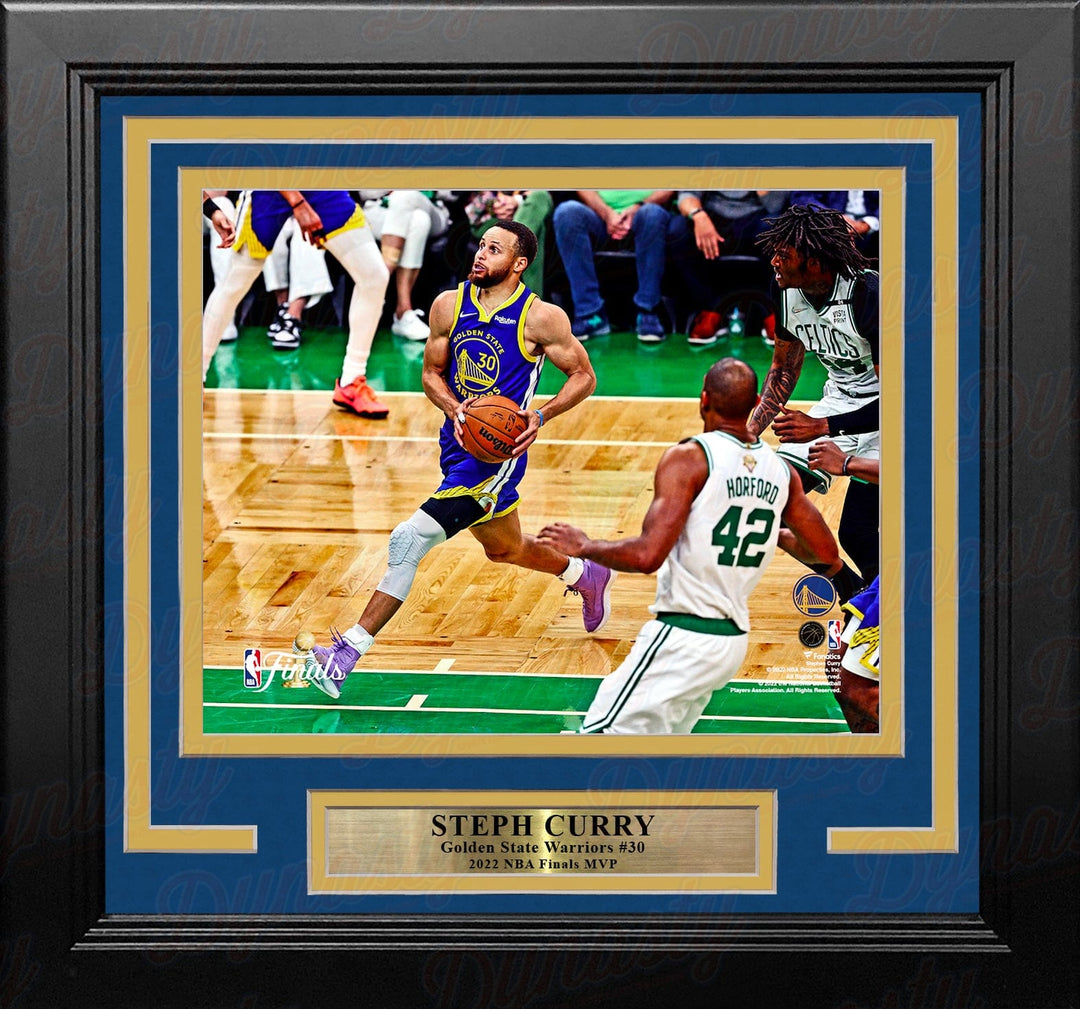 Dynasty Sports & Framing Framed Basketball Photos Steph Curry 2022 NBA Finals Action Golden State Warriors 8" x 10" Framed Basketball Photo