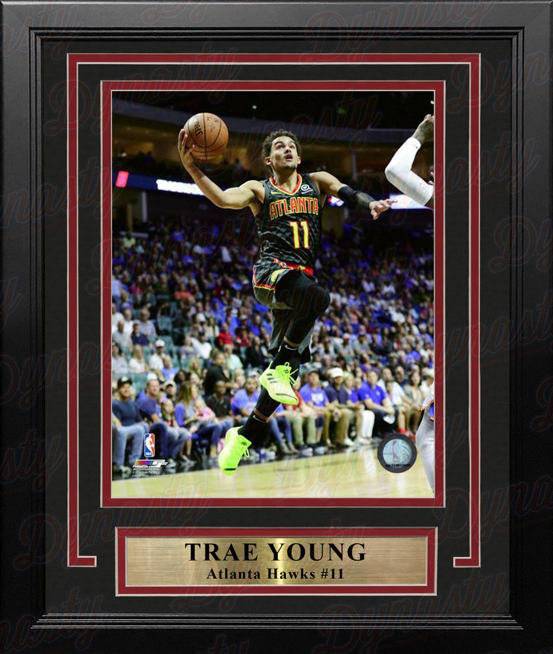Dynasty Sports & Framing Framed Basketball Photos Trae Young Atlanta Hawks NBA Basketball 8" x 10" Framed and Matted Photo