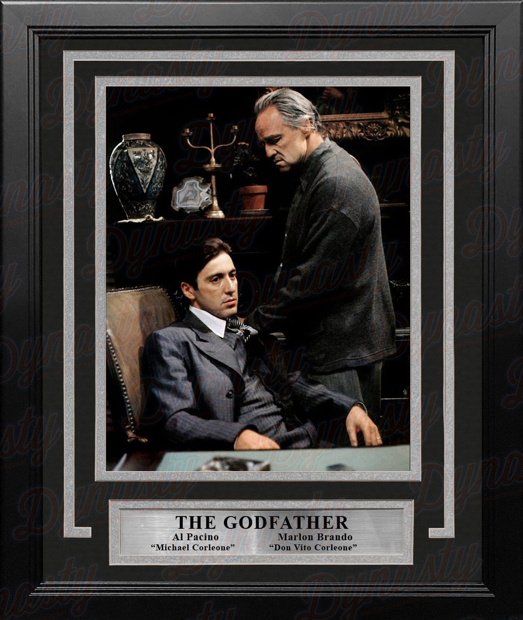 Dynasty Sports & Framing Framed Entertainment Photos Marlon Brando & Al Pacino The Godfather 8" x 10" Framed Photo