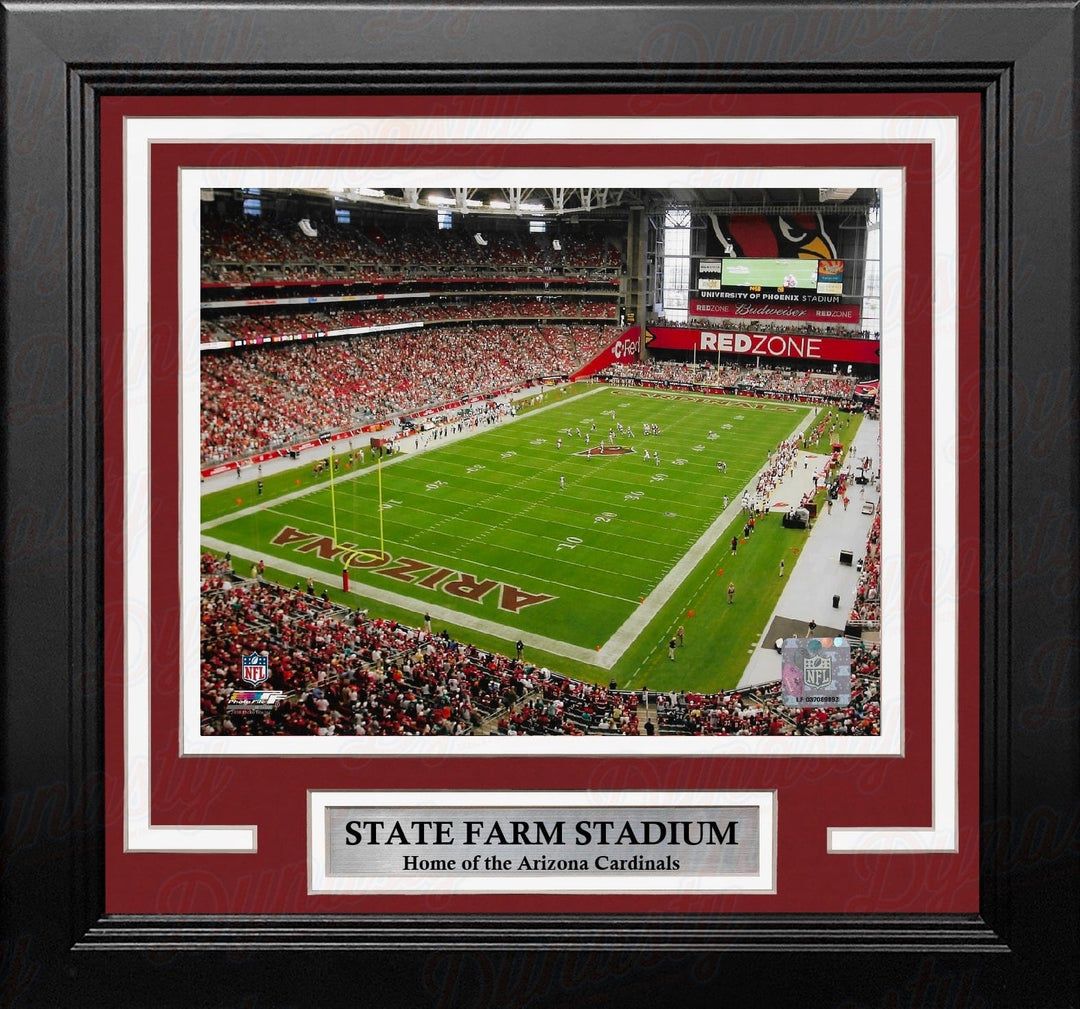 Dynasty Sports & Framing Framed Football Photos Arizona Cardinals State Farm Stadium Corner of the End Zone 8" x 10" Framed Football Photo
