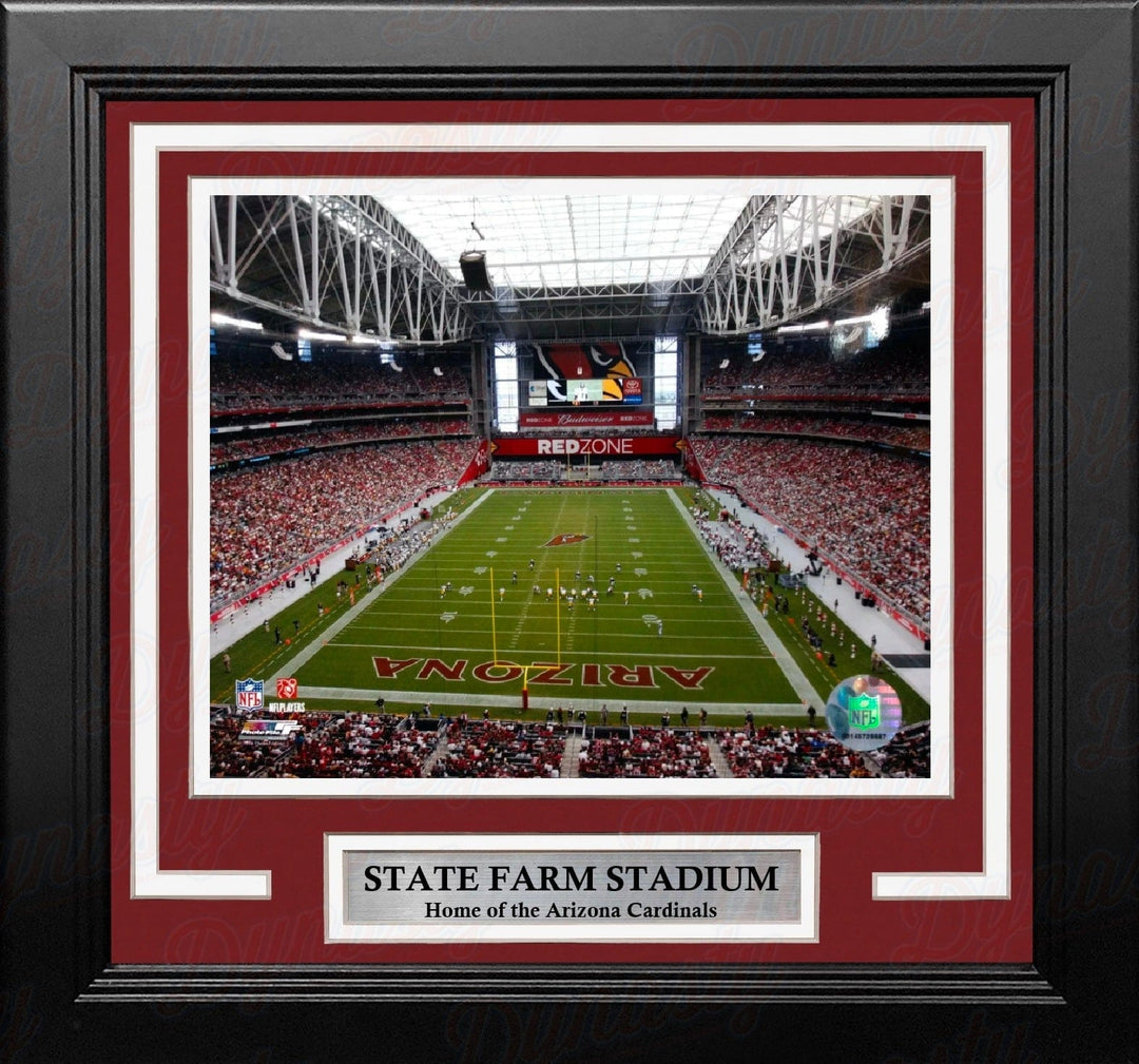 Dynasty Sports & Framing Framed Football Photos Arizona Cardinals State Farm Stadium End Zone 8" x 10" Framed Football Photo