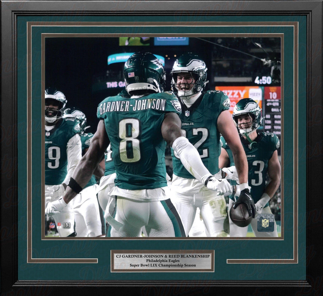 Dynasty Sports & Framing Framed Football Photos CJ Gardner-Johnson & Reed Blankenship Philadelphia Eagles 16" x 20" Framed Football Photo