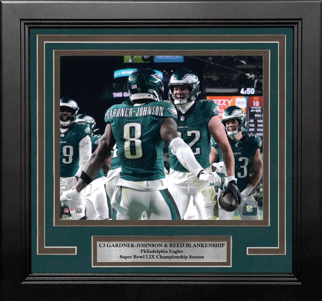 Dynasty Sports & Framing Framed Football Photos CJ Gardner-Johnson & Reed Blankenship Philadelphia Eagles 8" x 10" Framed Football Photo