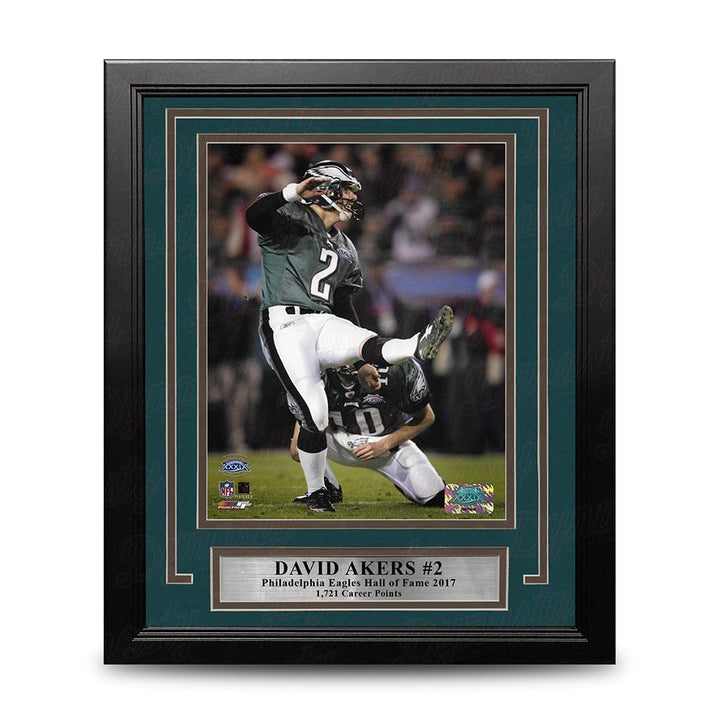Dynasty Sports & Framing Framed Football Photos David Akers Super Bowl XXXIX Philadelphia Eagles 8" x 10" Framed Football Photo