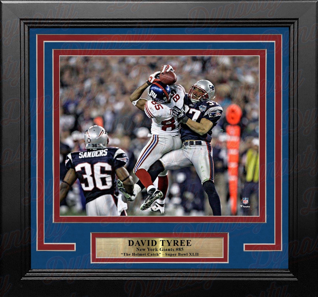Dynasty Sports & Framing Framed Football Photos David Tyree Super Bowl XLII Helmet Catch New York Giants 8" x 10" Framed Football Photo