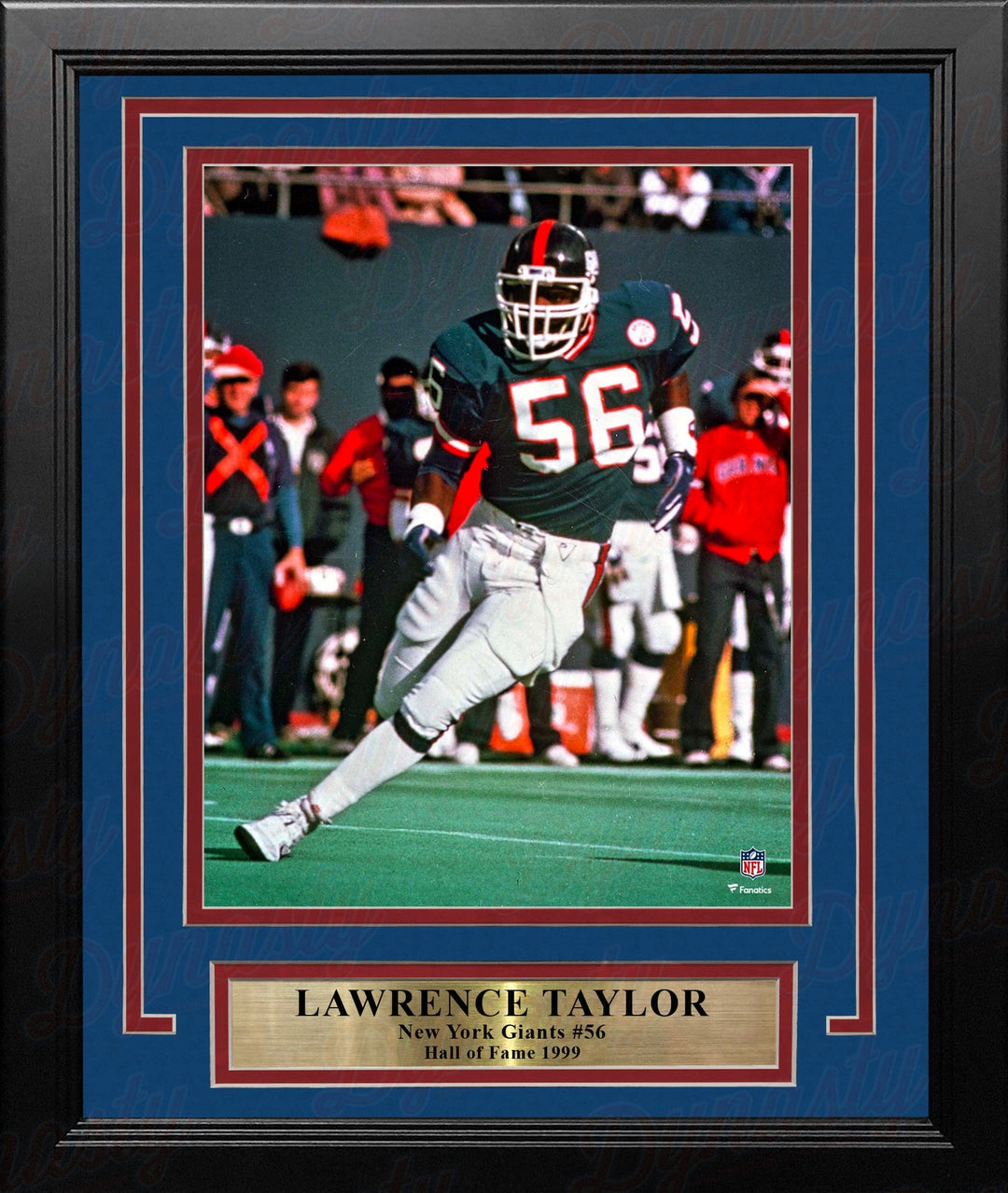 Dynasty Sports & Framing Framed Football Photos Lawrence Taylor in Action New York Giants 8" x 10" Framed Football Photo
