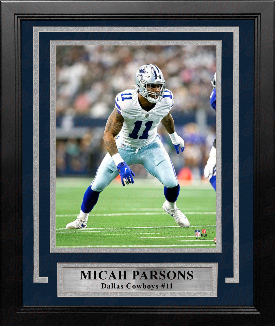Dynasty Sports & Framing Framed Football Photos Micah Parsons in Action Dallas Cowboys 8" x 10" Framed Football Photo