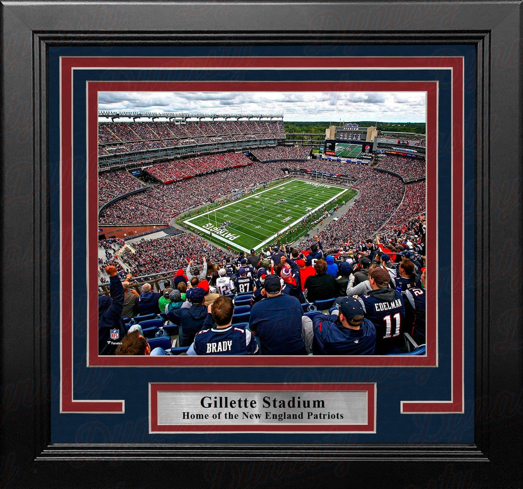 Dynasty Sports & Framing Framed Football Photos New England Patriots Gillette Stadium In the Crowd 8" x 10" Framed Football Photo