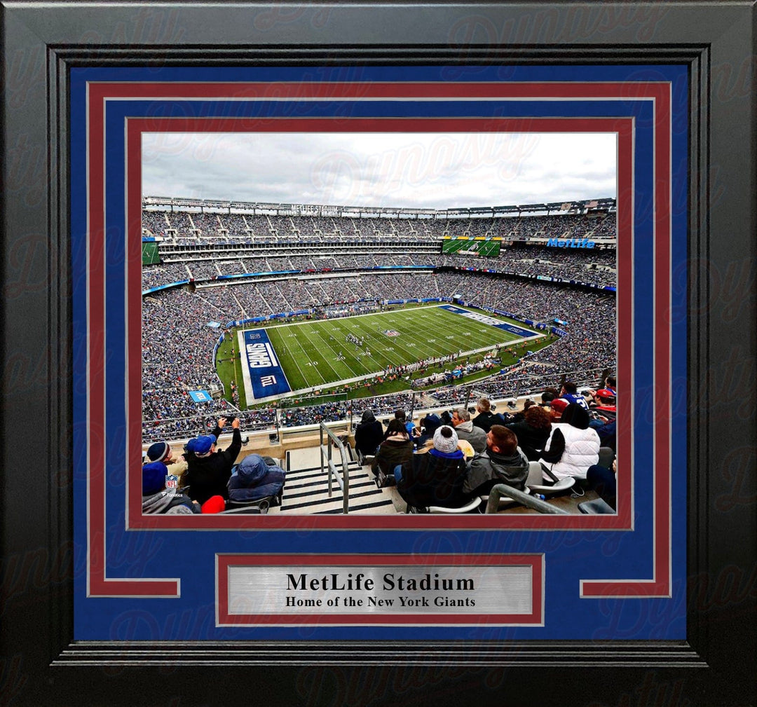Dynasty Sports & Framing Framed Football Photos New York Giants MetLife Stadium Aerial View 8" x 10" Framed Football Photo