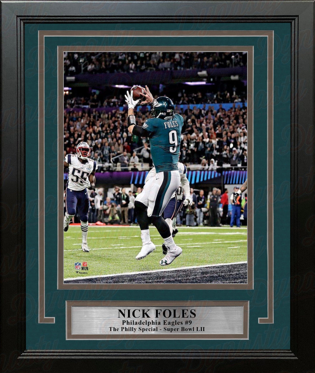Dynasty Sports & Framing Framed Football Photos Nick Foles Philadelphia Eagles Super Bowl LII Philly Special TD Catch 8x10 Framed Football Photo