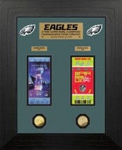 Dynasty Sports & Framing Framed Football Photos Philadelphia Eagles Deluxe Super Bowl Ticket Collection Gold Coin Photo Mint