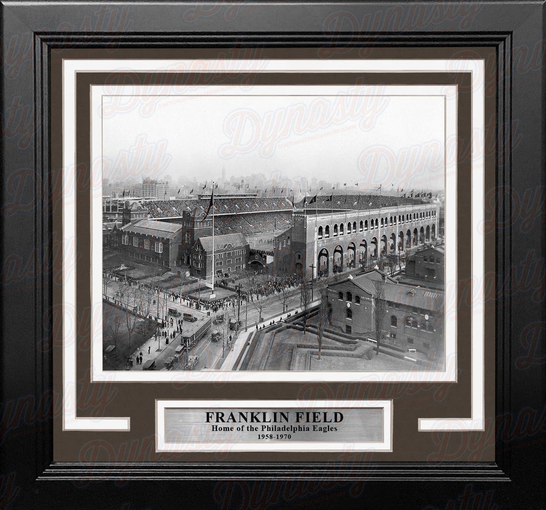 Dynasty Sports & Framing Framed Football Photos Philadelphia Eagles Franklin Field 8" x 10" Framed Football Stadium Photo