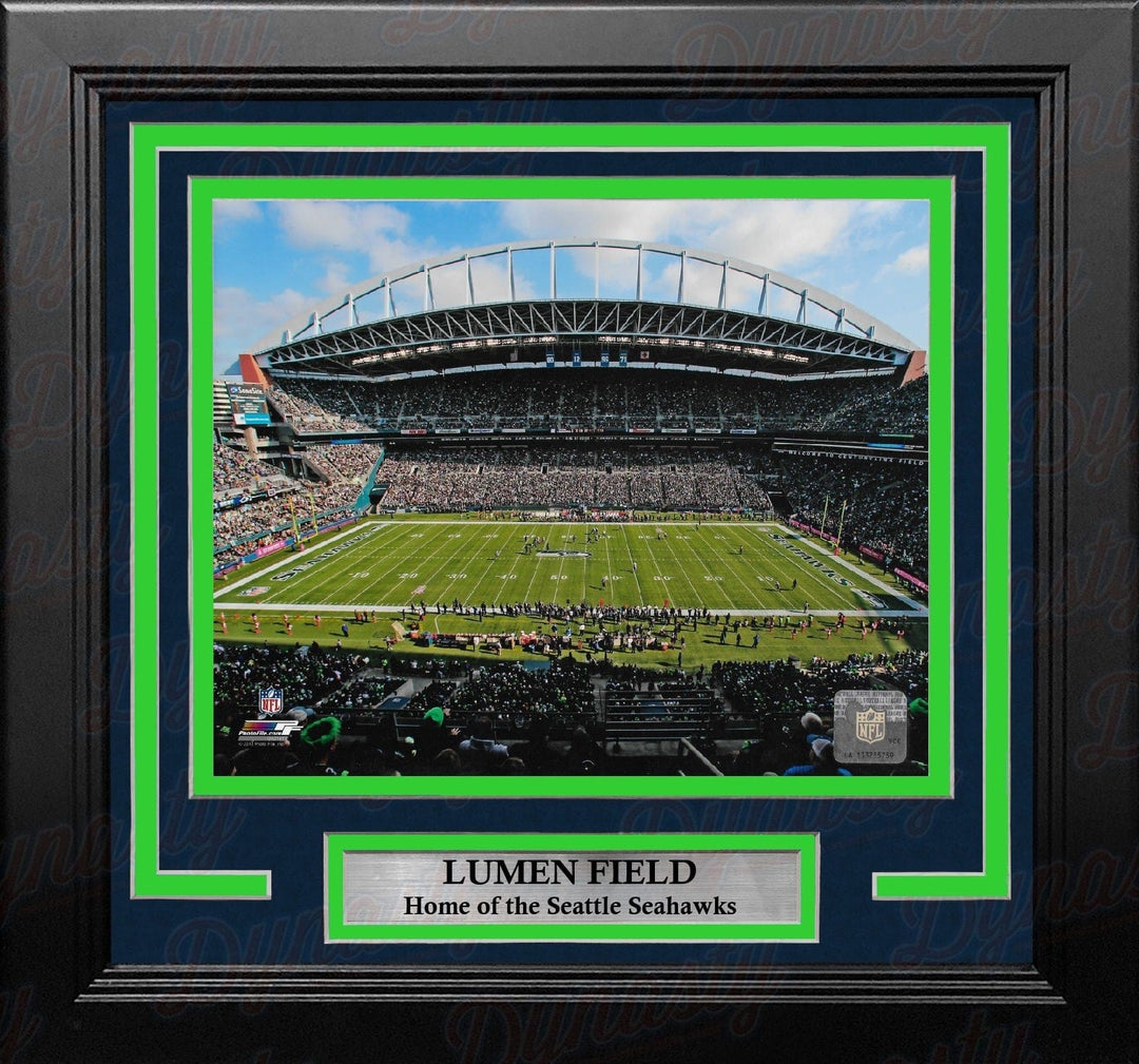 Dynasty Sports & Framing Framed Football Photos Seattle Seahawks Lumen Field 8" x 10" Framed Football Stadium Photo