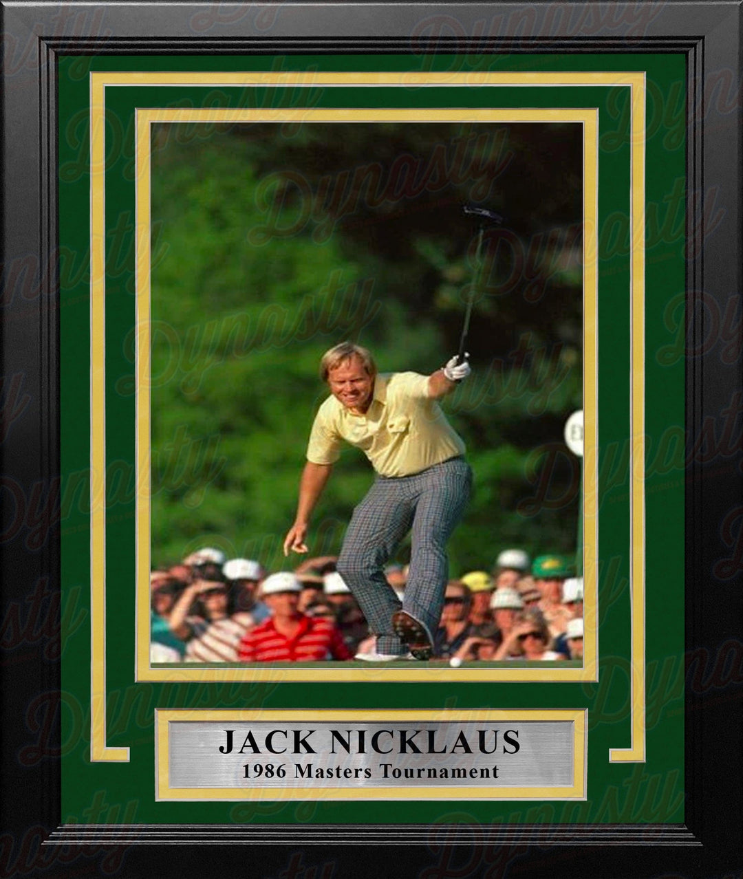 Dynasty Sports & Framing Framed Golf Photos Jack Nicklaus 1986 Masters Tournament Putt 8" x 10" Framed Golf Photo