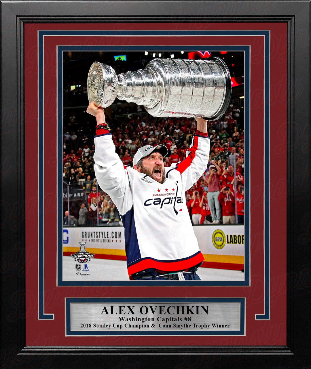 Dynasty Sports & Framing Framed Hockey Photos Alex Ovechkin Washington Capitals 2018 Stanley Cup Champions 8" x 10" Framed Hockey Photo