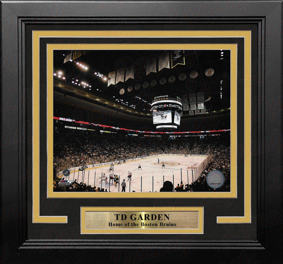 Dynasty Sports & Framing Framed Hockey Photos Boston Bruins TD Garden 8" x 10" Framed Hockey Stadium Photo