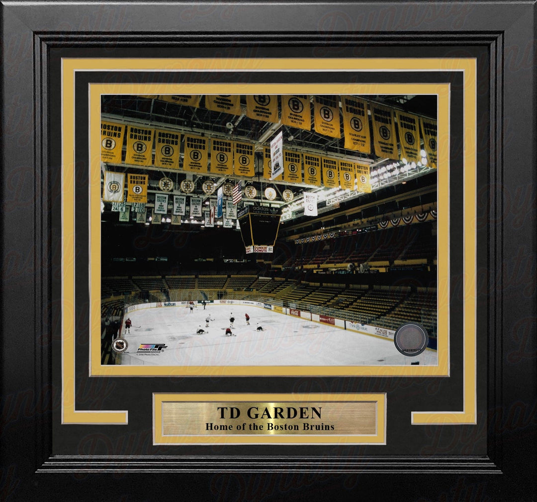 Dynasty Sports & Framing Framed Hockey Photos Boston Bruins TD Garden 8" x 10" Framed Vintage Hockey Stadium Photo