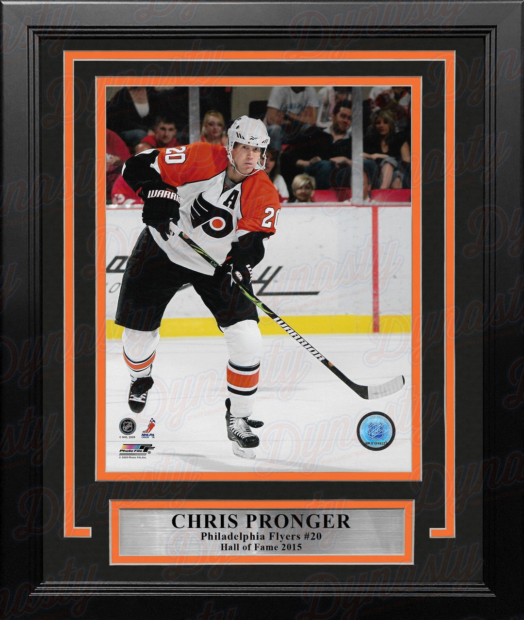 Dynasty Sports & Framing Framed Hockey Photos Chris Pronger in Action Philadelphia Flyers 8" x 10" Framed Hockey Photo
