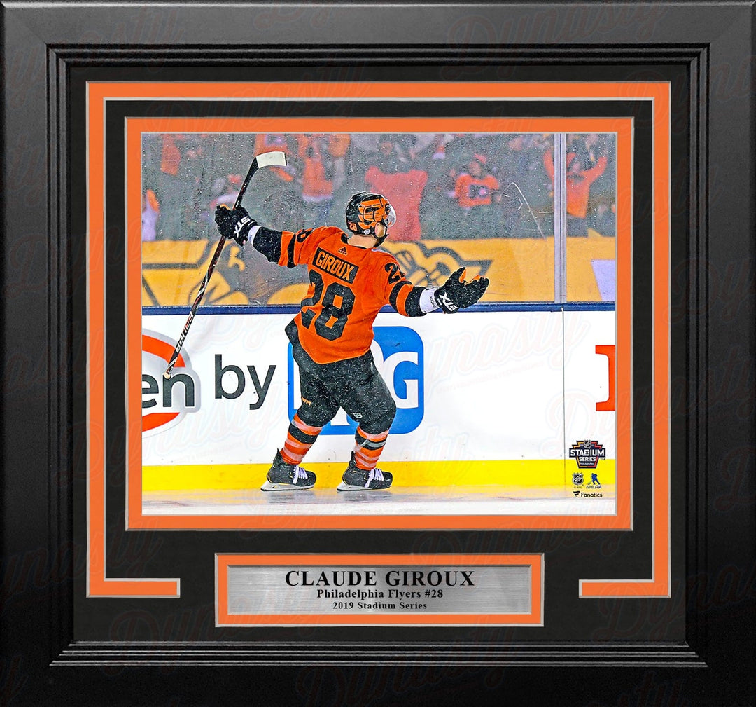 Dynasty Sports & Framing Framed Hockey Photos Claude Giroux 2019 Stadium Series Philadelphia Flyers 8" x 10" Framed Hockey Photo