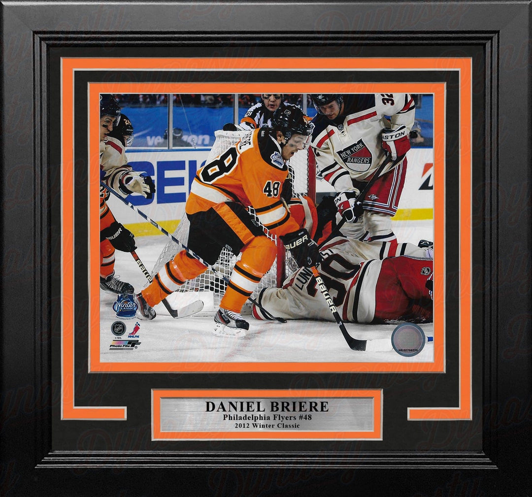 Dynasty Sports & Framing Framed Hockey Photos Daniel Briere 2012 Winter Classic Philadelphia Flyers 8" x 10" Framed Hockey Photo