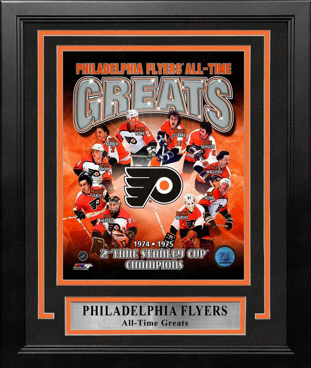 Dynasty Sports & Framing Framed Hockey Photos Philadelphia Flyers All-Time Greats 8" x 10" Framed Hockey Photo