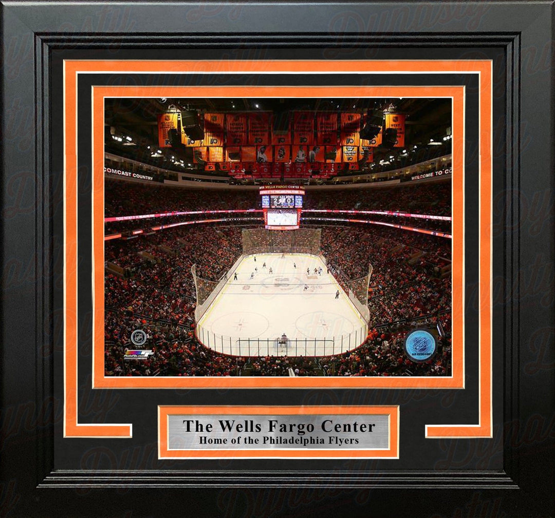 Dynasty Sports & Framing Framed Hockey Photos Philadelphia Flyers Wells Fargo Center 8" x 10" Framed Hockey Stadium Photo