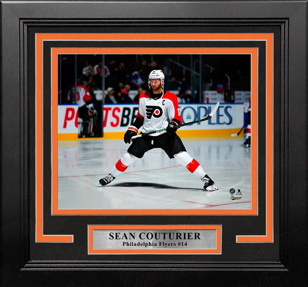 Dynasty Sports & Framing Framed Hockey Photos Sean Couturier Skating as Captain Philadelphia Flyers 8" x 10" Framed Hockey Photo