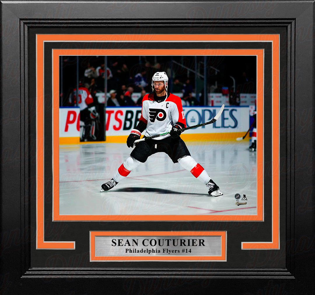 Dynasty Sports & Framing Framed Hockey Photos Sean Couturier Skating as Captain Philadelphia Flyers 8" x 10" Framed Hockey Photo