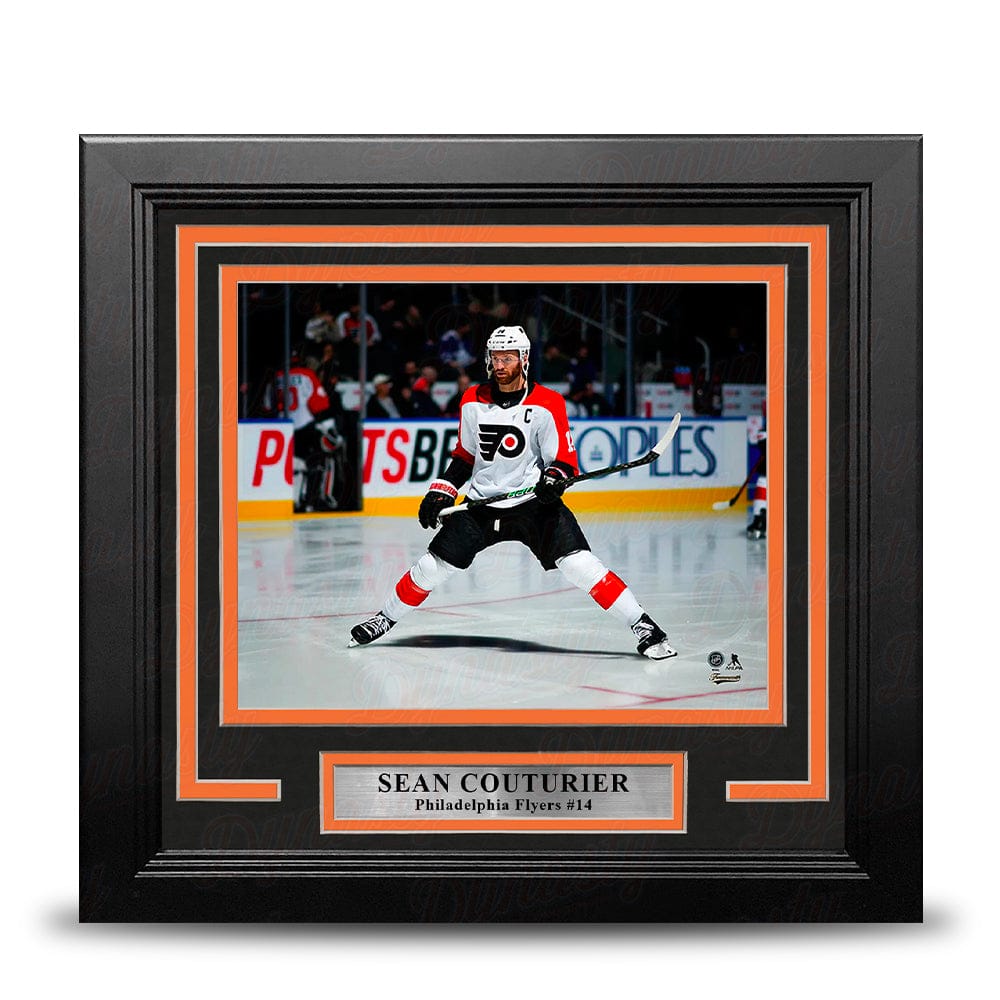 Dynasty Sports & Framing Framed Hockey Photos Sean Couturier Skating as Captain Philadelphia Flyers 8" x 10" Framed Hockey Photo