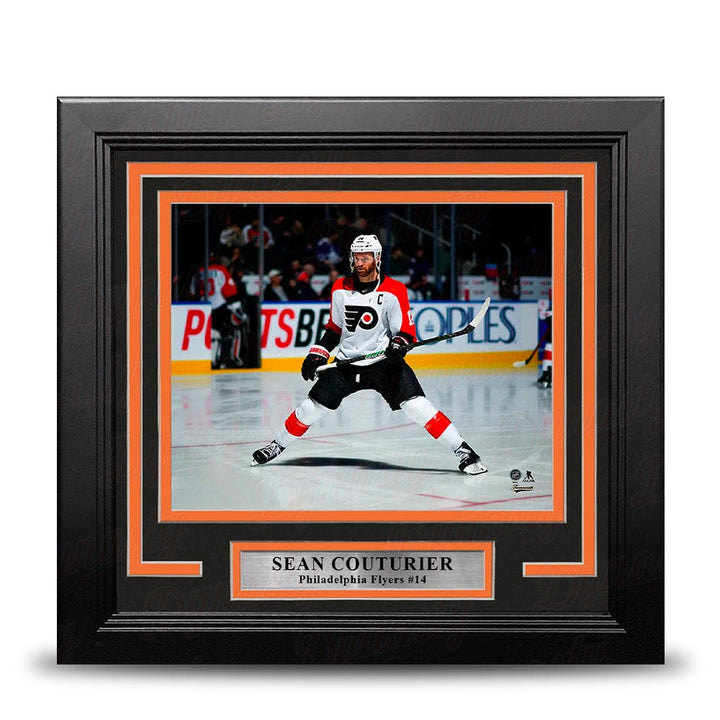 Dynasty Sports & Framing Framed Hockey Photos Sean Couturier Skating as Captain Philadelphia Flyers 8" x 10" Framed Hockey Photo