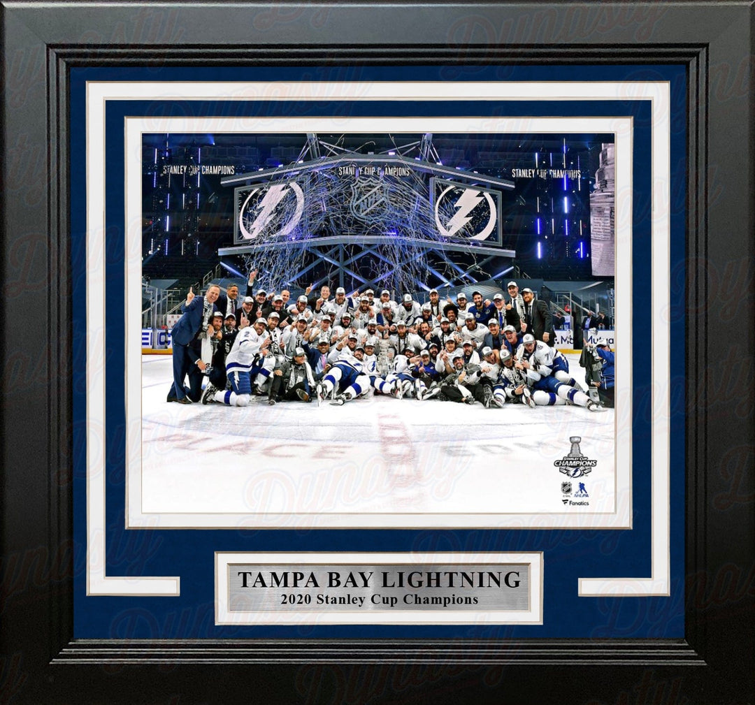 Dynasty Sports & Framing Framed Hockey Photos Tampa Bay Lightning 2020 Stanley Cup Champions Celebration 8" x 10" Framed Hockey Photo