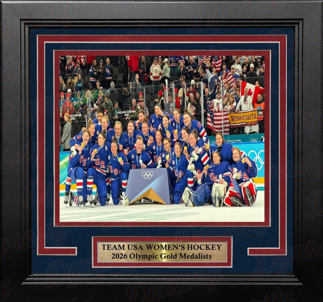 Dynasty Sports & Framing Framed Hockey Photos Team USA Women's Hockey 2026 Olympics Gold Medal Celebration 8" x 10" Framed Photo