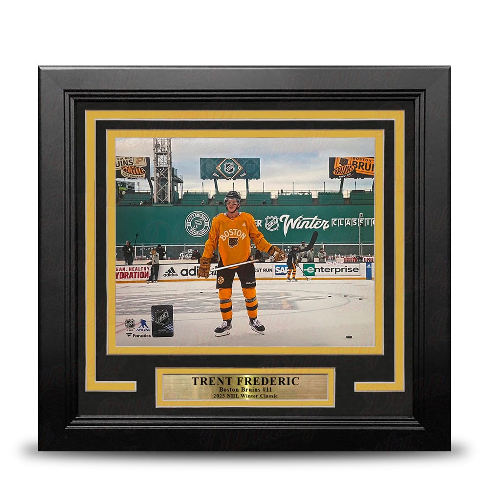 Dynasty Sports & Framing Framed Hockey Photos Trent Frederic Winter Classic Action Boston Bruins 8" x 10" Framed Hockey Photo
