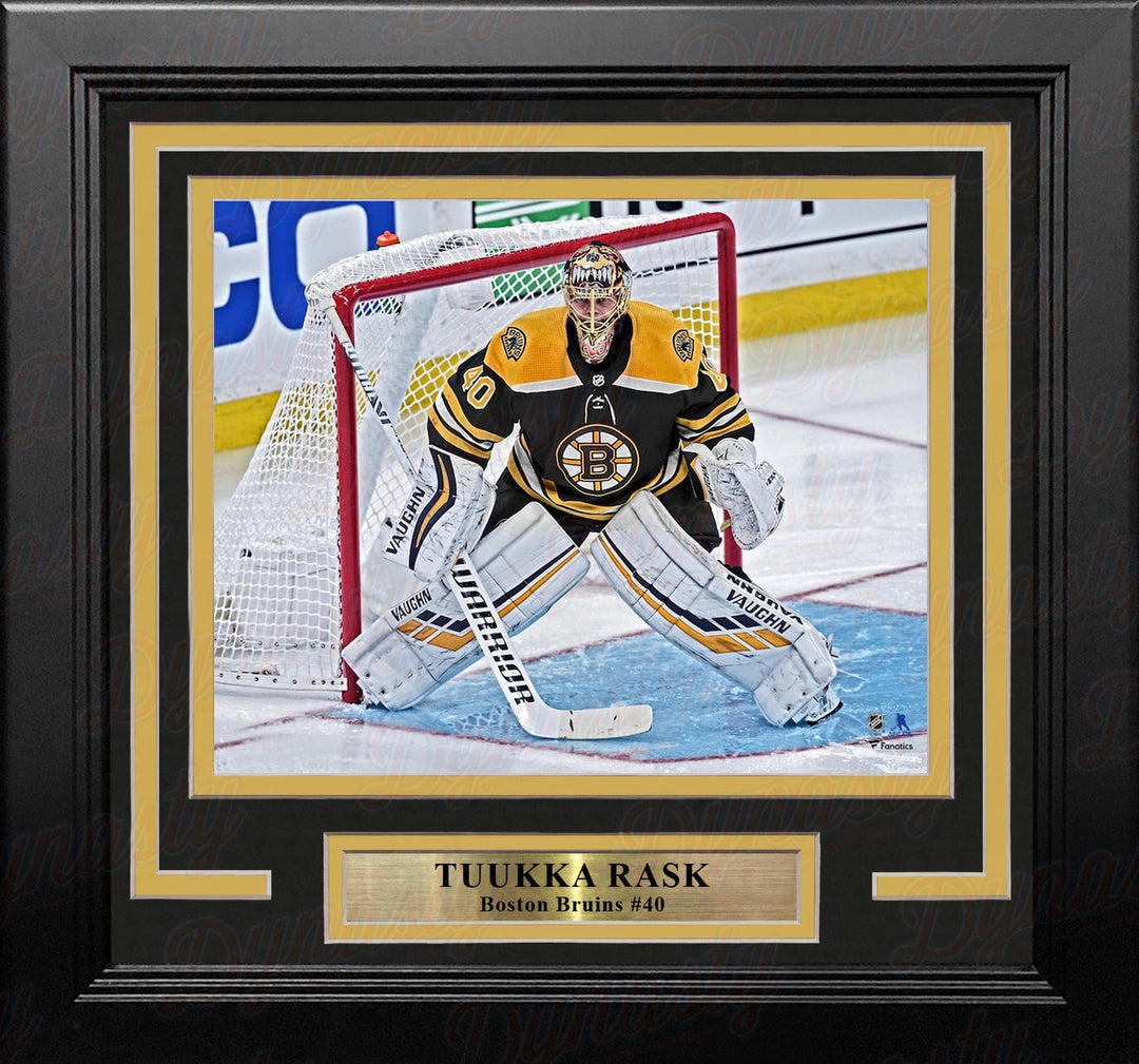 Dynasty Sports & Framing Framed Hockey Photos Tuukka Rask in Action Boston Bruins 8" x 10" Framed Hockey Photo