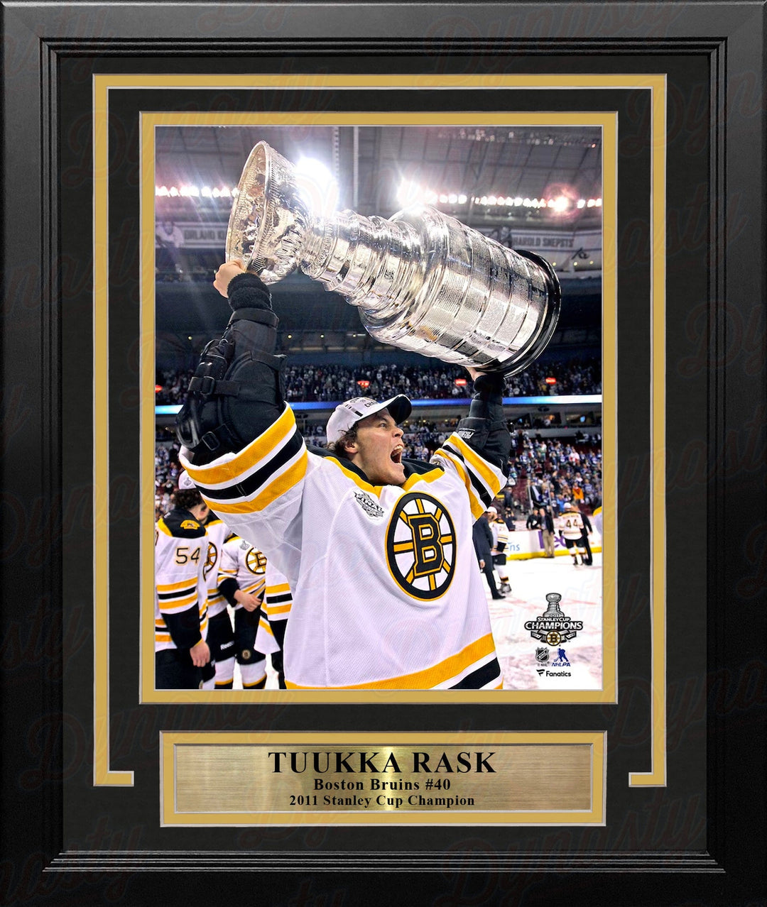 Dynasty Sports & Framing Framed Hockey Photos Tuukka Rask Stanley Cup Boston Bruins 8" x 10" Framed Hockey Photo