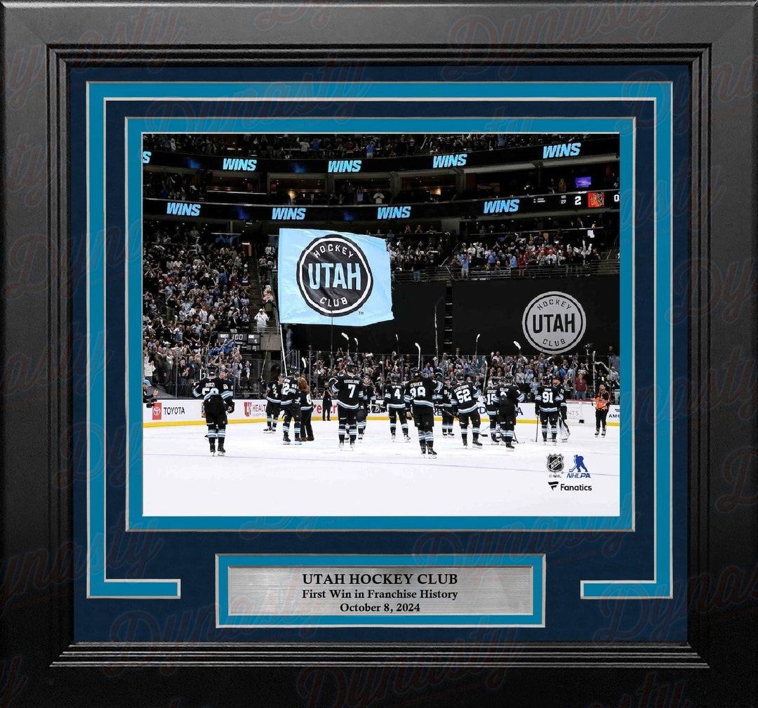 Dynasty Sports & Framing Framed Hockey Photos Utah Hockey Club First Franchise Win 8" x 10" Framed Hockey Photo