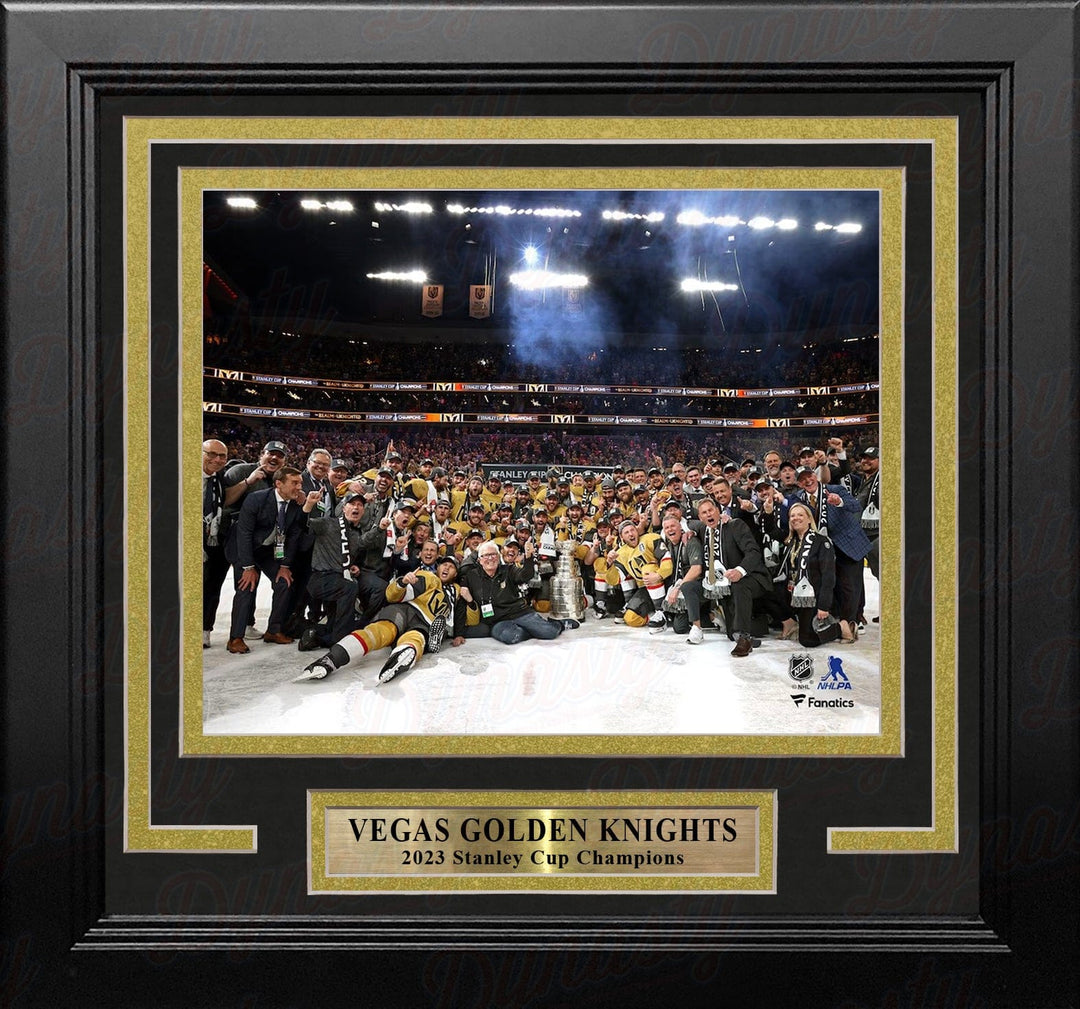 Dynasty Sports & Framing Framed Hockey Photos Vegas Golden Knights 2023 Stanley Cup Champions Team Celebration 8" x 10" Framed Hockey Photo