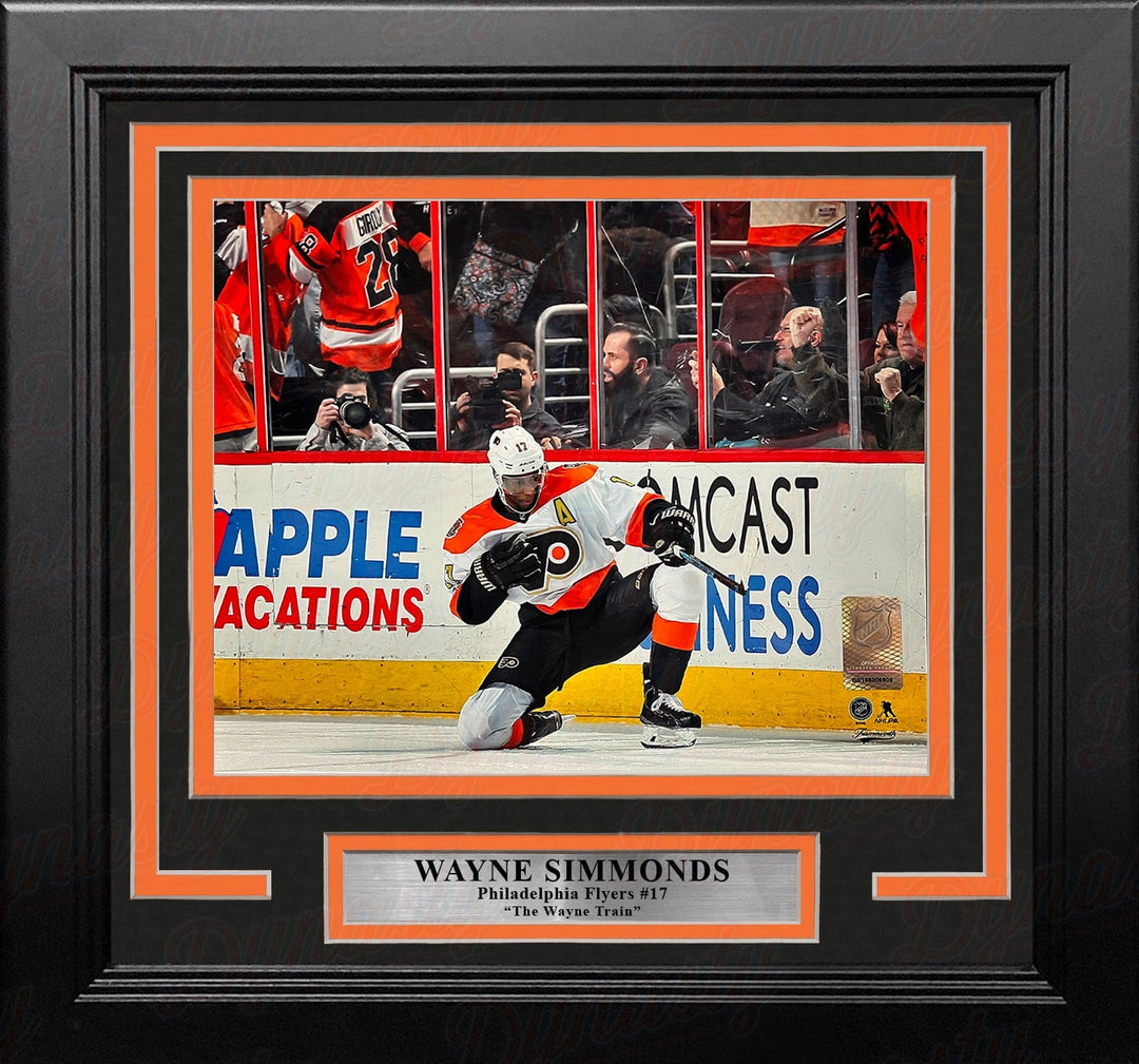 Dynasty Sports & Framing Framed Hockey Photos Wayne Simmonds Fist Pump Philadelphia Flyers 8" x 10" Framed Hockey Photo