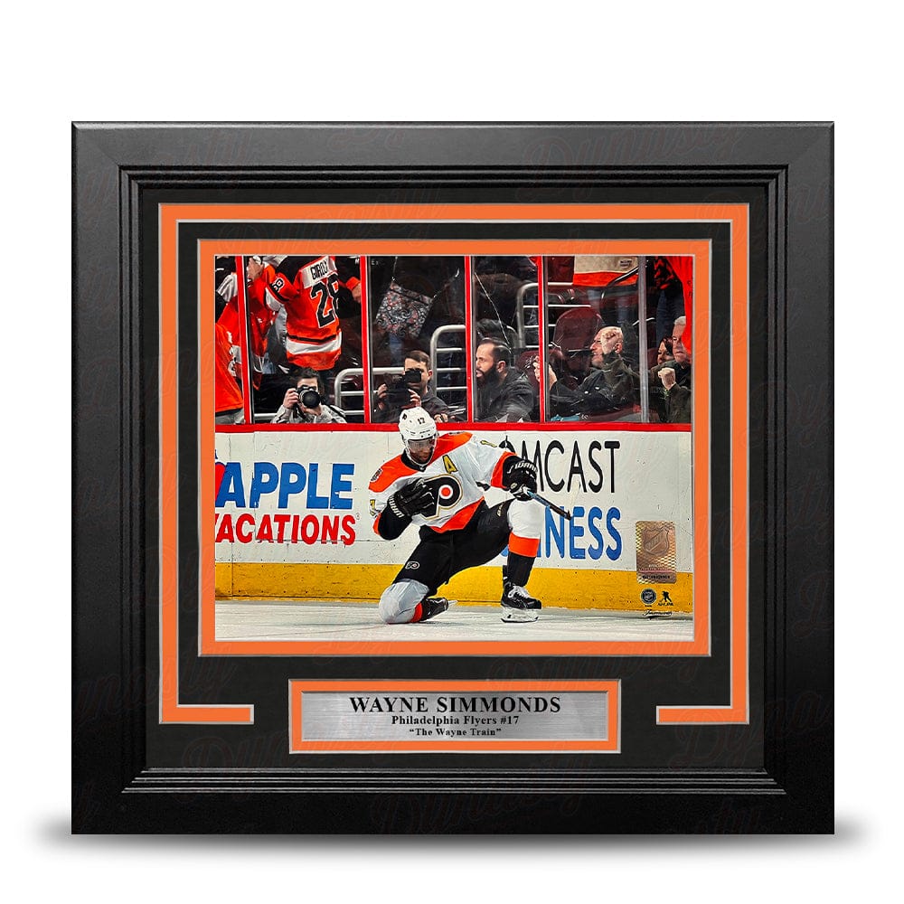 Dynasty Sports & Framing Framed Hockey Photos Wayne Simmonds Fist Pump Philadelphia Flyers 8" x 10" Framed Hockey Photo