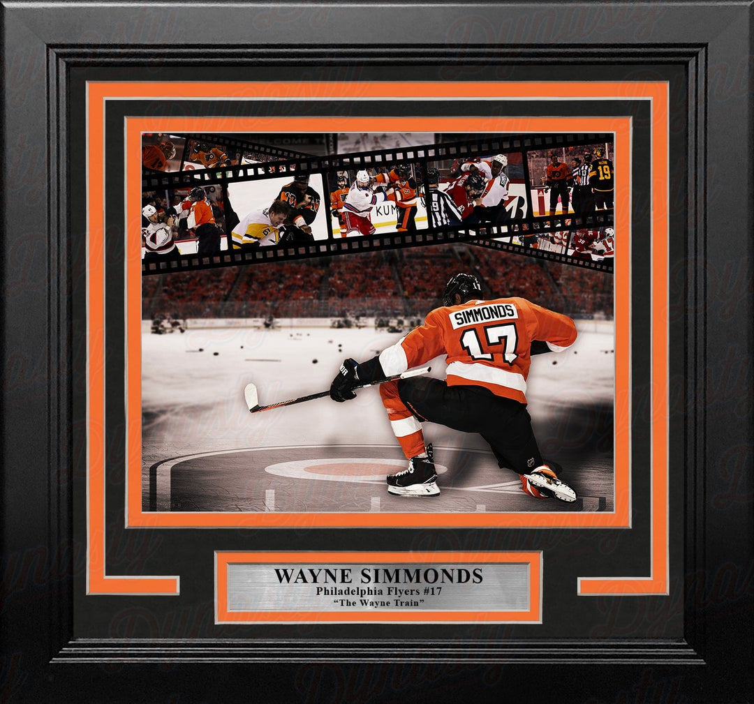 Dynasty Sports & Framing Framed Hockey Photos Wayne Simmonds Philadelphia Flyers 8" x 10" Framed Collage Hockey Photo
