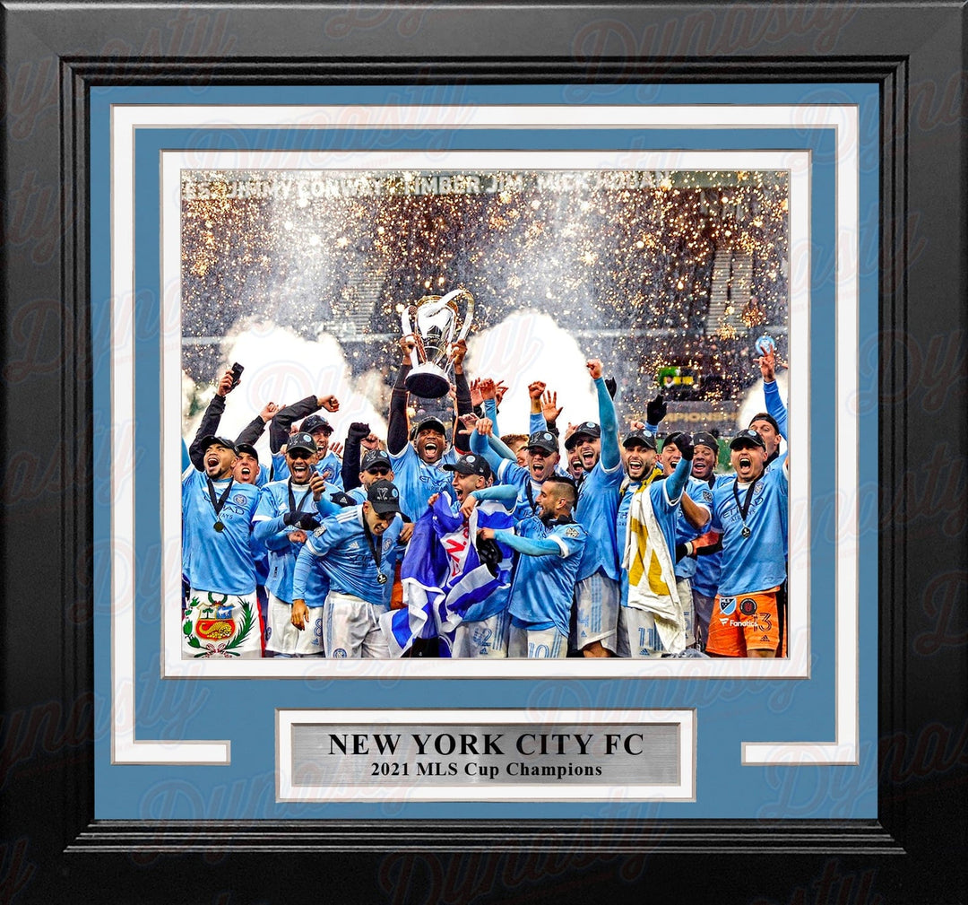Dynasty Sports & Framing Framed Soccer Photos New York City FC 2021 MLS Cup Champions 8" x 10" Framed Soccer Photo