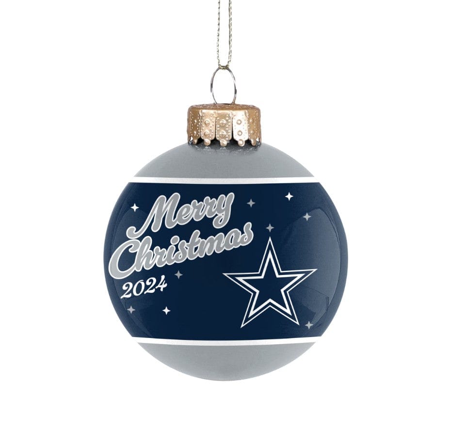 Dynasty Sports & Framing Holiday - Ornaments Dallas Cowboys 2024 Holiday Glass Ball Ornament