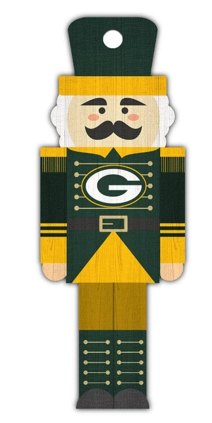 Dynasty Sports & Framing Holiday - Ornaments Green Bay Packers Wood Nutcracker Ornament