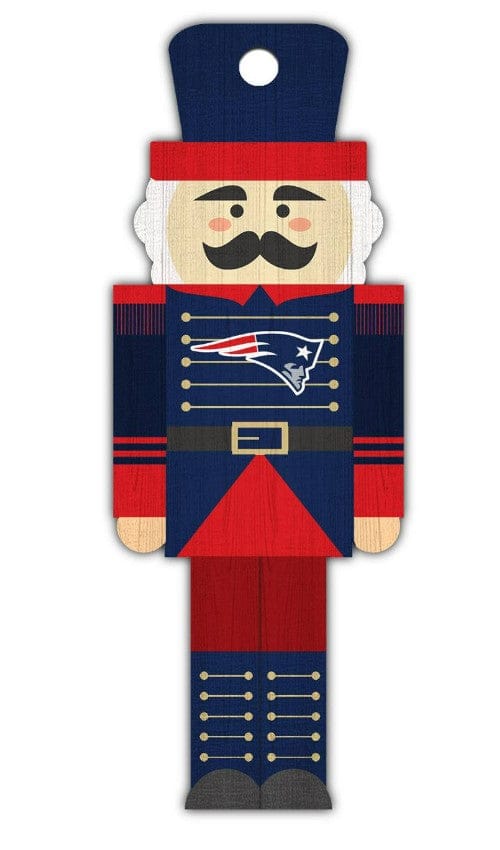 Dynasty Sports & Framing Holiday - Ornaments New England Patriots Wood Nutcracker Ornament